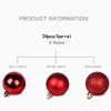 24pcs Christmas Tree Ball Ornament Baubles Birthday Party Wedding Decorations
