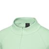 Skechers Freedom Fitness Logo Slim Fit Stand Collar Knitted Long Sleeve T-Shirt Women tops Smoke-Green P125W105-0312