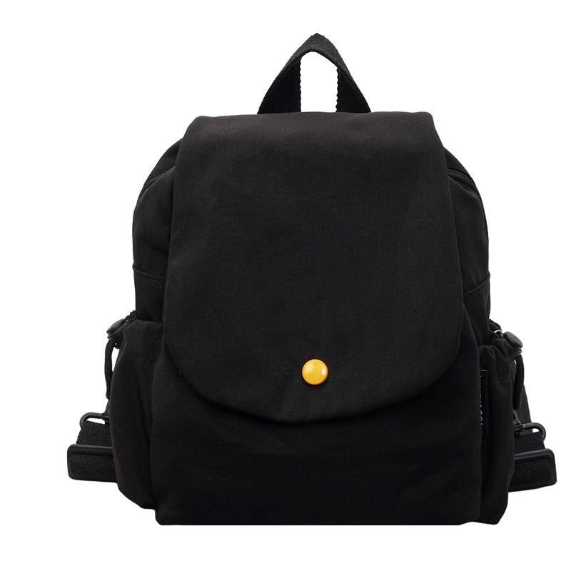 Women Solid Color Backpack Multifunctional Lightweight Backpack