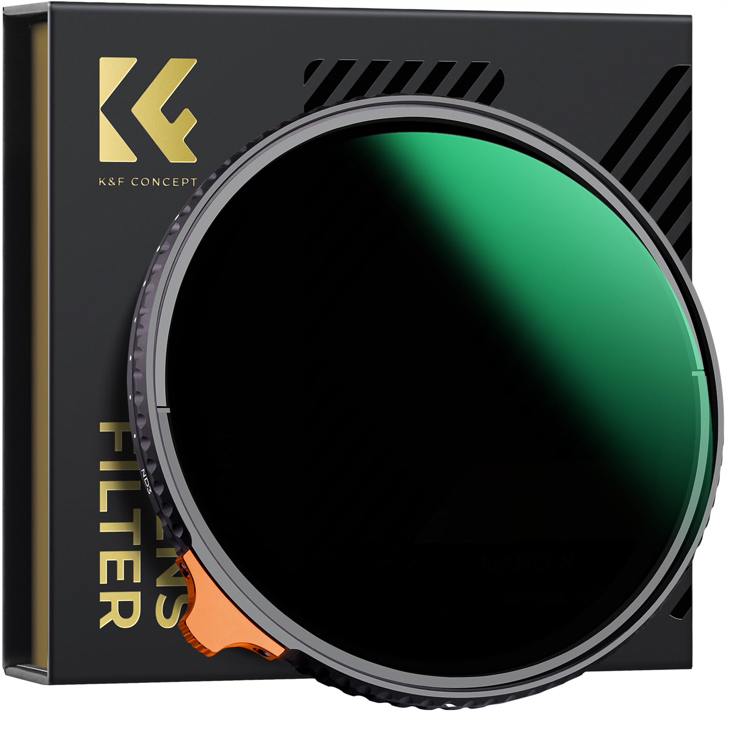 CONCEPT 82mm Variable ND Filter Optical Glass HD Super Resolution Low Reflectivity Stepless Adjustment Nano Coating Slim Lens Filter for Photography
