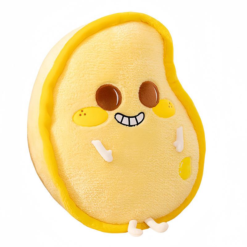 Cartoon Frucht Mango Zitrone Kissen Plüschtier Apfel Birne Puppe Heim Kissen Kissen Muppet Puppe