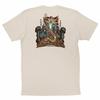 Santa Cruz Jason Jessee VINTAGE PRINT NEPTUNE Skateboard T Shirt NATURAL