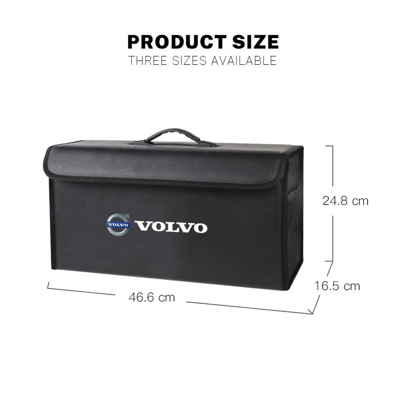 1 Stück faltbare Aufbewahrungsbox für den Kofferraum, Organizer-Zubehör für Volvo XC90 V90 V60 XC60 V40 EC40 EX40 S80 S60 S90 C40 XC40 V70