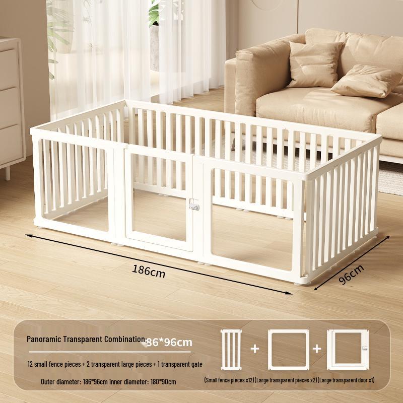 Acrylic Transparent Pet Fence: Indoor Barrier for Small Dogs [Single/Accessories/Combo]
