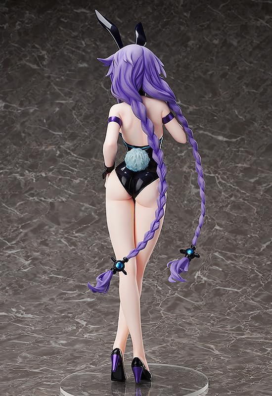 Hyperdimension Neptunia Purple Heart Bare Leg Bunny Ver. 1/4 Scale Plastic Painted Complete Figure