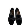 Spring New Niche Retro Velvet Flat-soled Single Shoes Commuting Sweetheart Miu's Home One-pedal Bow Loafers