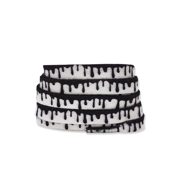 Ice Cream Shoelaces for Sneakers Mandarin Duck Powder Green Shoe Laces Flowing Shoelace Colorful Flower Ins Shoes Strings