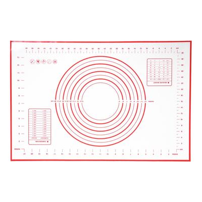 Household Kitchen Silicone Nonstick Baking Mat Rolling Dough Pad Cake Pastry Cooking ToolsRed