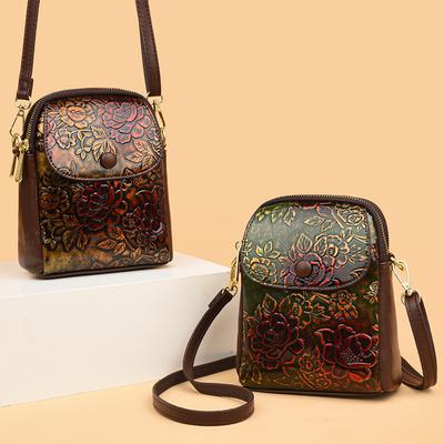 Autumn New Bag Women's Fashionable Shoulder Bag Mobile Phone Bag Chinese Style Crossbody Bag Vertical Mother Bag
