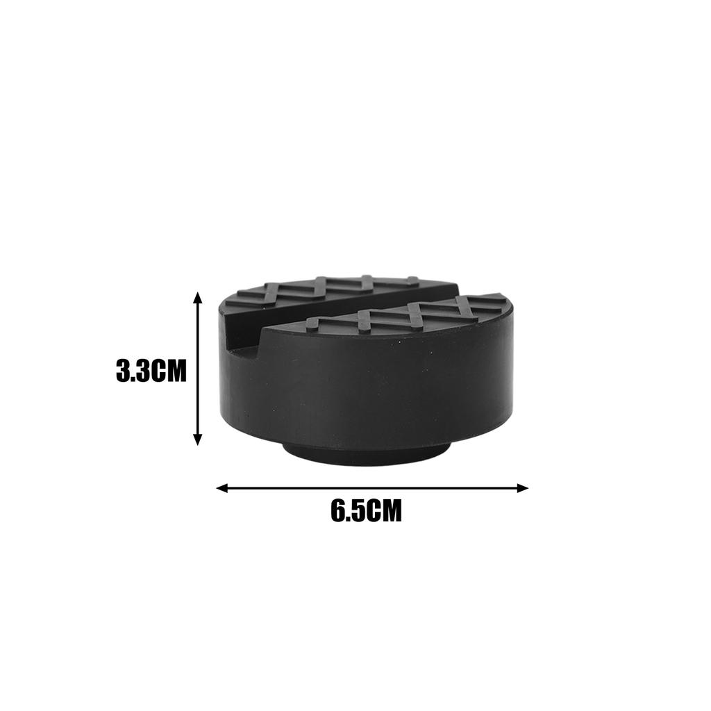 Car Lift Jack Stand Pads Black Rubber Slotted Floor Pad Frame Rail Adapte for Auto SUV Van Pickup Lift Rubbers Jack Pads