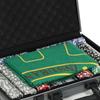 Set da Poker, Valigetta da Poker, 400 Fiches, 2 Mazzi di Carte, 5 Dadi, Pulsante Dealer, Tappetino