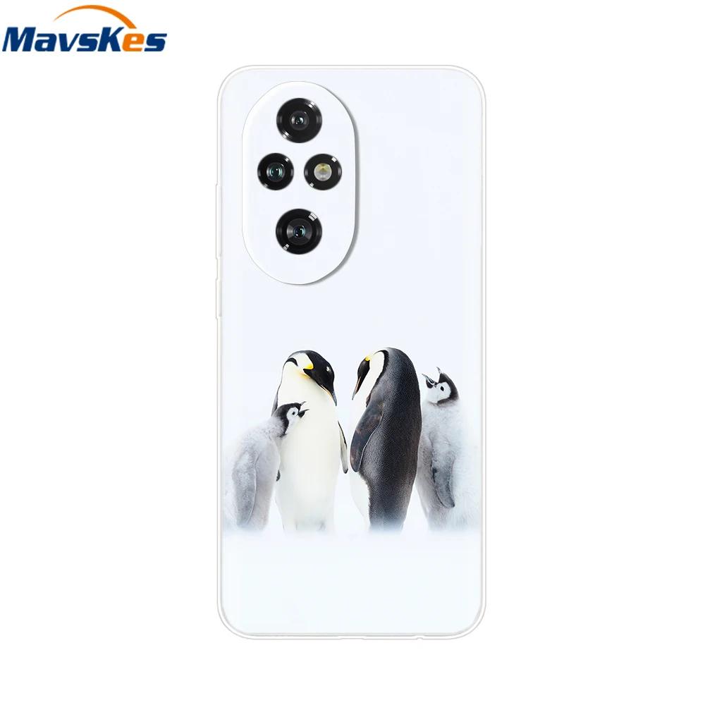 Für Honor 200 Hülle Niedliche Cartoon Silikon TPU Weiche Handyhüllen für Für Honor 200 Pro Honor200 Lite Transparente Capas Honor200