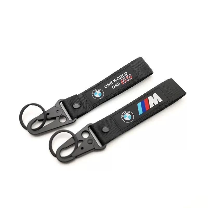 Fashion Car keychain Key Fobs Nylon Embroidery Keyring Key Chain For BMW M 1 2 3 4 5 7 Series X1 X3 X4 X5 X6 X7 F10 F30 E46 E60 ulbn07