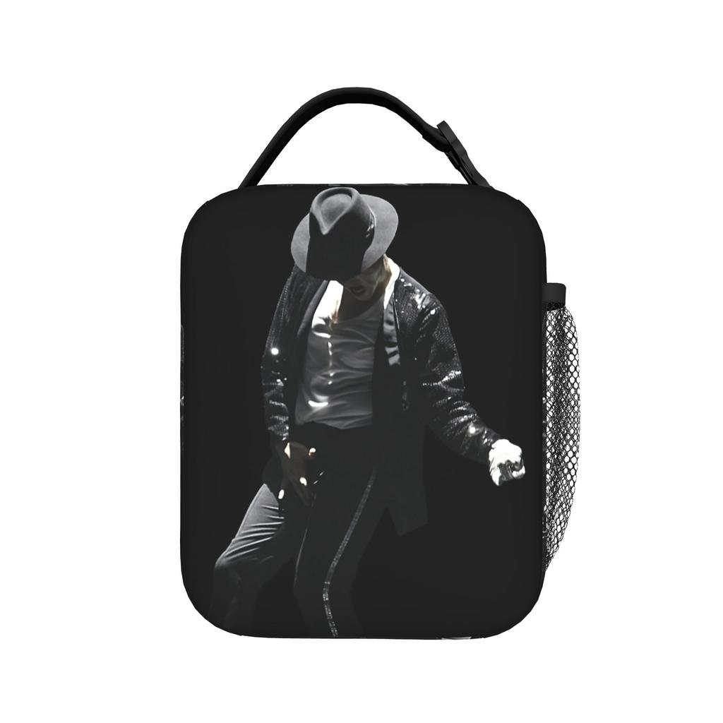 Best MJ king of pop Dance Legend Jazz Poster Insulated Lunch Bag Lunch Container Thermal Bag Tote Lunch Box Food Handbags