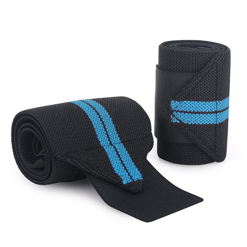 Durable And Safe 2Pcs Compression Wrist Strap Elastic Brace Weight Lifting Bandage Wrap To Prevent Sprain Gym Wraps Straps Working Out Protection