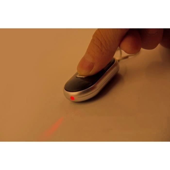 Accessoire de recherche de clés - BRO - Porte clé siffleur inducteur - LED - Noir - Mixte