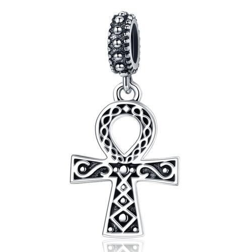 High Quality Women 925 Sterling Silver Cross Charm Necklaces Fine Jewelry Making