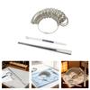 Multifunctional Jewelry Measurement Tool Recyclable Metal Accurate Sizing Tool Suitable for Rings and Accessories