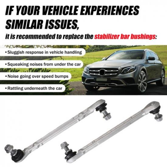 Set of 2 Left+Right Front Stabilizer Bar Link for Mercedes-Benz E550 E350 E250
