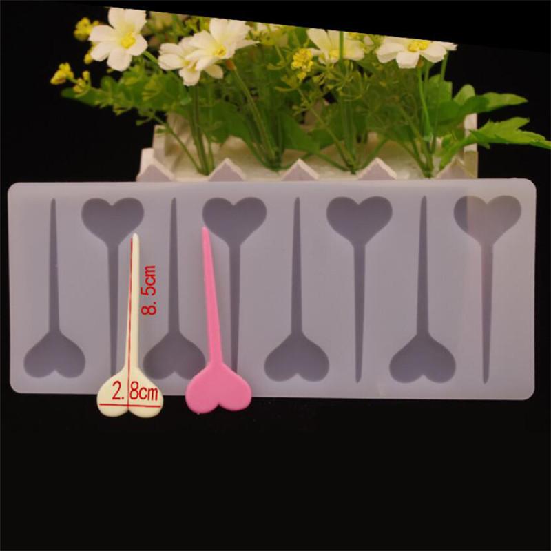 DIY 3D Star Shape Silicone Mold Heart Flower Cake Decorating Tools Cupcake Chocolate Mould Decor Muffin Pan Baking Stencil