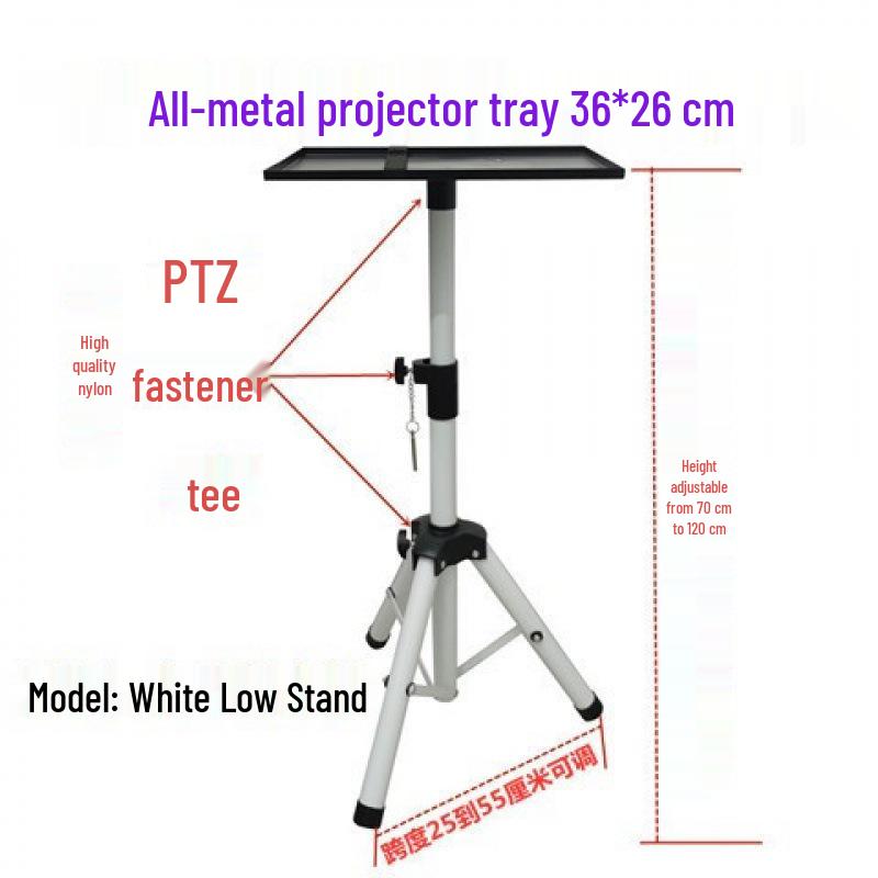 Portable Universal Projector Tripod Stand with Foldable Tray and Free Shipping