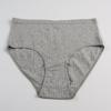 Unterhosen für Damen, niedrige Taille, Slips mit schwarzen Pilzrändern, süße, einfache, atmungsaktive Dreiecksunterwäsche aus Baumwolle