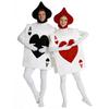 Костюми на Геловін, чоловічі та жіночі, Аліса в Країні Чудес гральні карти, костюми сердець, сімейні костюми