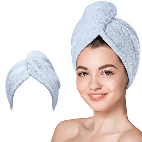

Quick Dry Hair Towel Wrap Counter-Frizz Microfiber Drying Towel Magic Hair Turban Shower Cap For Long Hair Super Absorbent Wrap