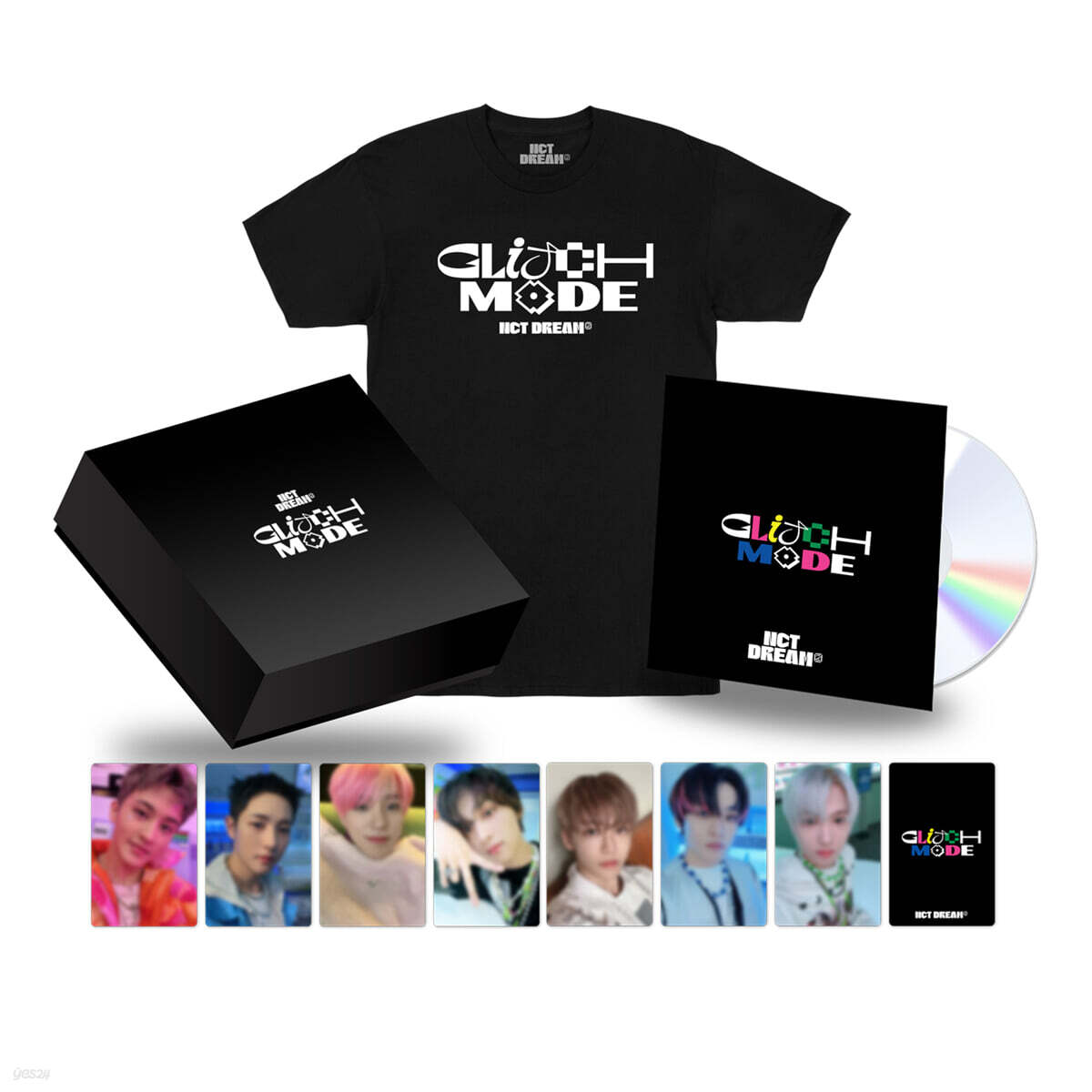 

NCT DREAM - NCT DREAM Glitch Mode Short Sleeve T shirts (Black) Deluxe Box