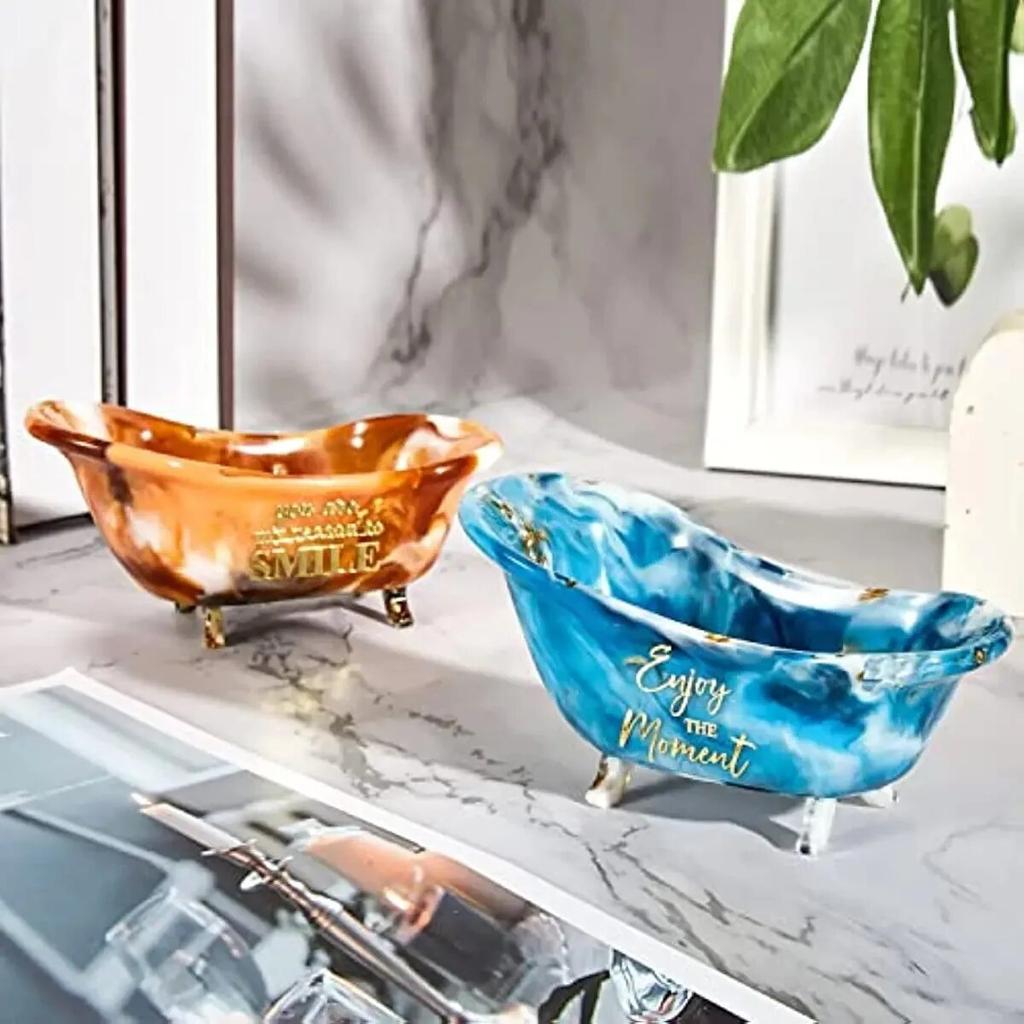 DIY Crystal Epoxy Resin Mold Bathtub Soap Box Storage Box Tray Mirror Silicone Mold