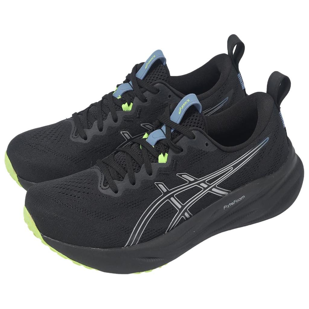 Asics GEL PULSE 16 Atmungsaktive Stütz-Laufschuhe Damen Schwarz Silber Sneaker 1012B755-003