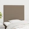 Vidaxl Bed Headboards, 2 Pcs, Taupe, 80X5X78/88 Cm, Fabric