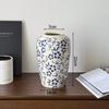 Vintage Keramiske Blomster vaser Retro Pastorale Ottekantet Vase Hydroponisk Blomsterpotte Æstetisk Dekorativ Vase Blomsterarrangement