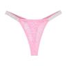 Lingerie Rhinestone Belt Women's Thongs Mesh Hollow Out Lace Thongs Low Waist Underwear T-back Briefs Hot Wife Gift