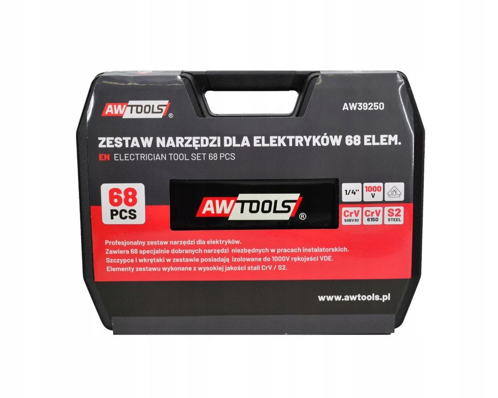 Awtools Aw39250 Tool Set 68 Pieces Steel Not-specified