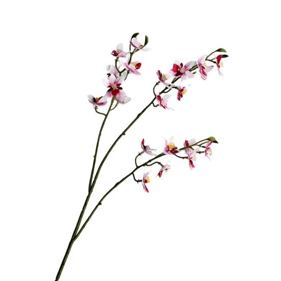 

3 Bundle Fake Orchid Stem 29.5 Inch Realistic Artificial Orchid Flower Real Touch