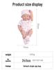 35cm Crying Silicone Reborn Baby Doll with Multiple Expressions - Realistic Children's Toy Gift