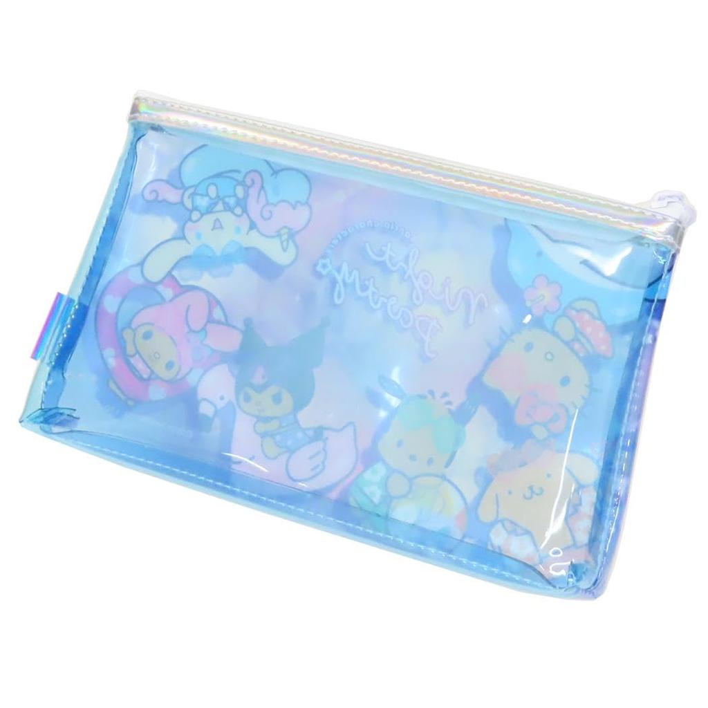 Sanrio Clear Flat Pencil Case Night Party