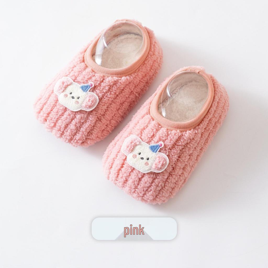 Warm Velvet Non-Slip Crawling Mats & Floor Shoes for Infants and Toddlers
