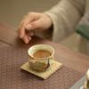 Chinese Retro Ru Kiln Tea Cup Ceramic Tea Cup Household Water Open Piece Can Raise Cup Kung Fu Tea Set