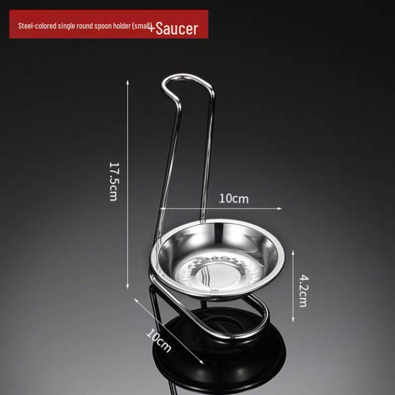 Stainless Steel Soup Ladle and Colander Holder Stand for Restaurants