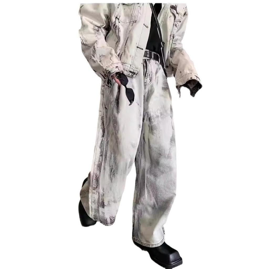 High Street Oversized Slim Fit Jeans: Autumn/Winter Hip Hop Style