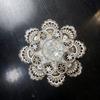 British Lace Leaf Border Transparent Bedroom Kitchen Tablecloth Hotel Restaurant Round Table Antifouling Cover Cloth Decoration