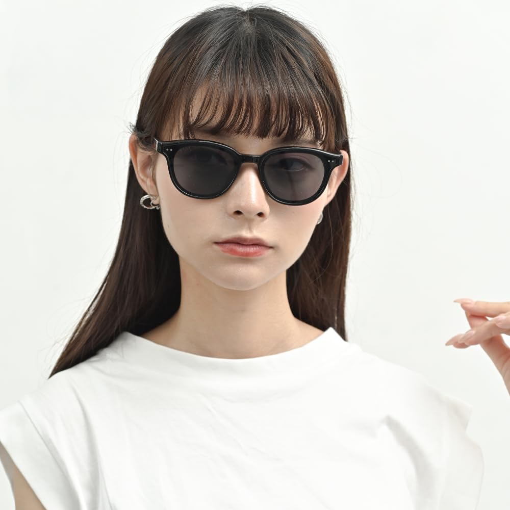Shiny Black X Smoke Wellington Sunglasses for Men and UV Protection Colored [FashionBerry] Women, 99% (UV400), Lenses, Lightweight, Stylish, Unisex,