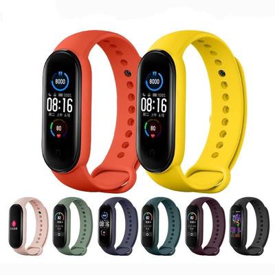 For Xiaomi Mi Band 5 Strap Silicone Wristband Xiomi Miband 5 Mi Band5 Bend 5 Miband5 NFC TPU Straps Mi5 Replacement Bracelet