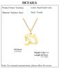 Cazador Walking Penguin Women's Necklace Cute Stainless Steel Animal Neck Chain Birthday Valentine Gift 2026 Jewelry New Trendy
