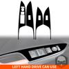 For Honda Accord 2014-2017 Piano Black Stickers Central Radio AC CD Selector Door Panel Car Accessories Interior Decorative