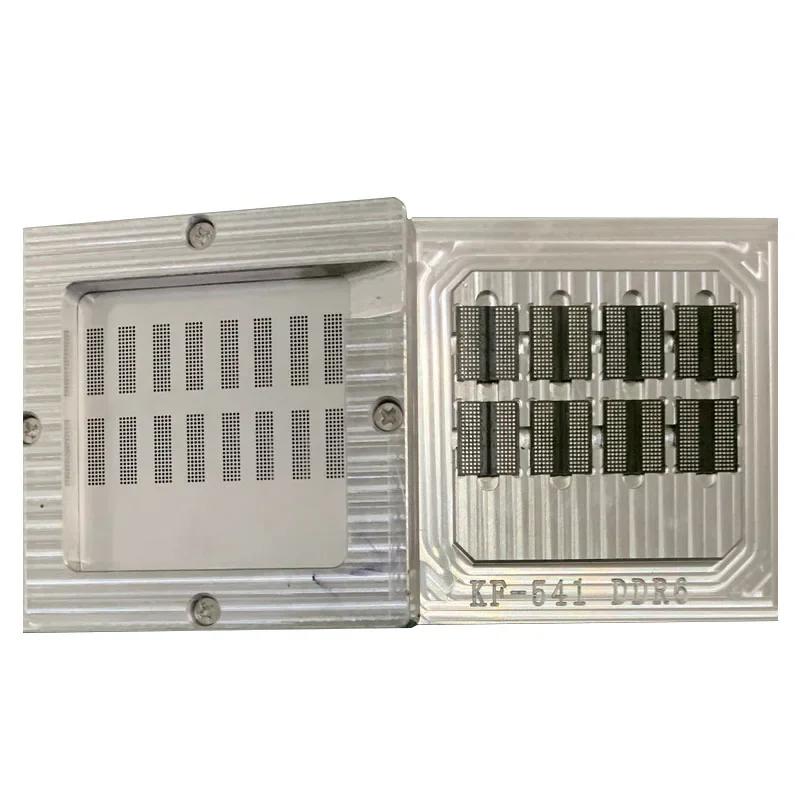 

Customized Memory Reballing Stencil Kit For DDR5 DDR5X DDR4 DDR3 DDR6 Memory Reballing Positioning Platform Ball Planting Table