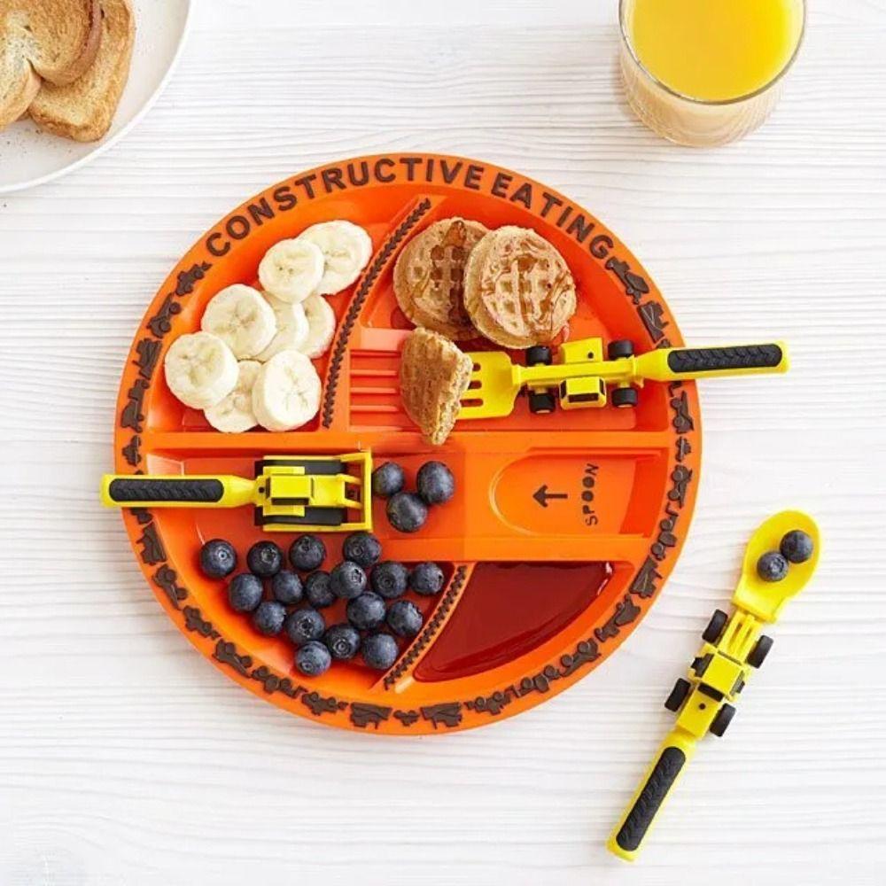 

Spoon Car Cutlery Set PP Children Cutlery Children Kids Dining Tool Set
