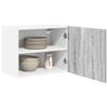 Hanging Cabinet Grey Sonoma and White 50 x 31 x 40 cm Particleboard